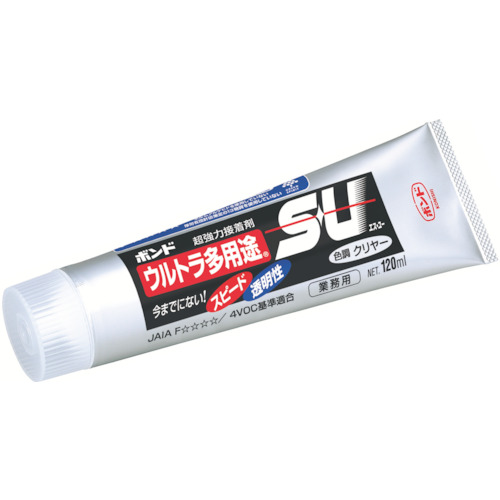 【TRUSCO】コニシ　ボンドウルトラ多用途ＳＵ　１２０ｍｌ（箱）　クリアー